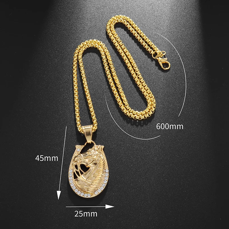 Good luck horseshoe necklace Dream Horse