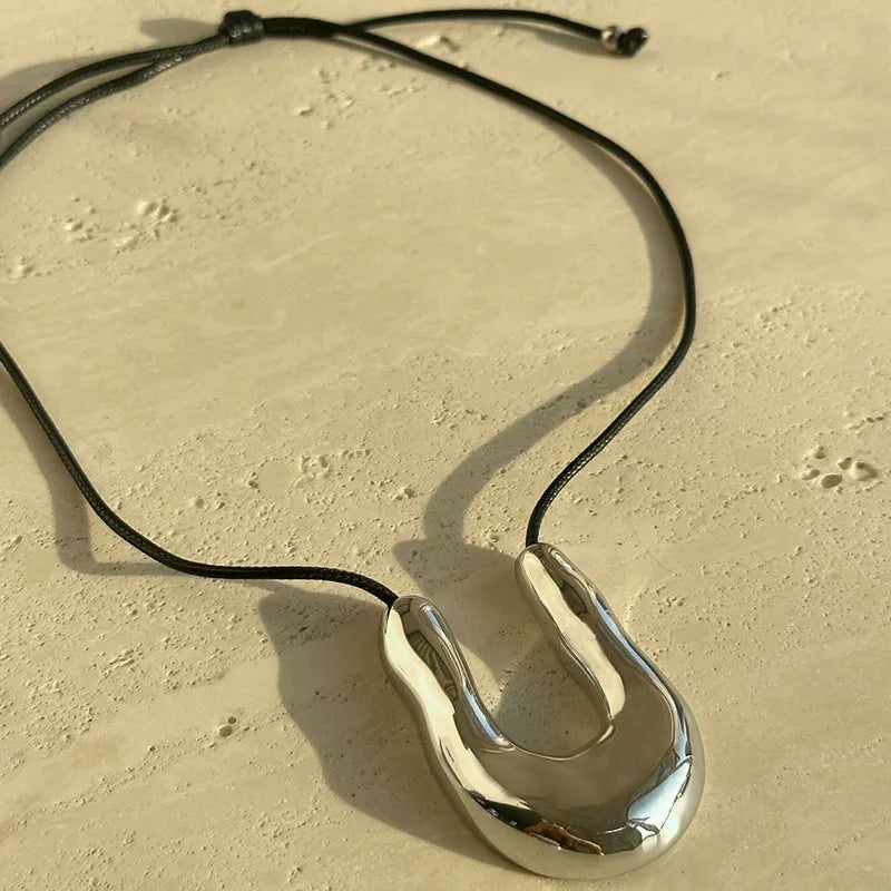 Horseshoe sterling silver necklace Dream Horse