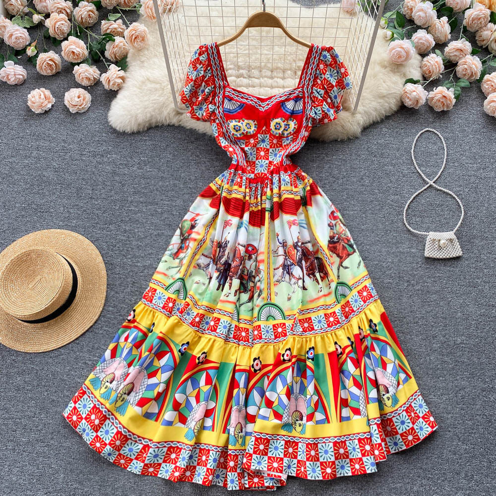 Sicilian horse dress for women