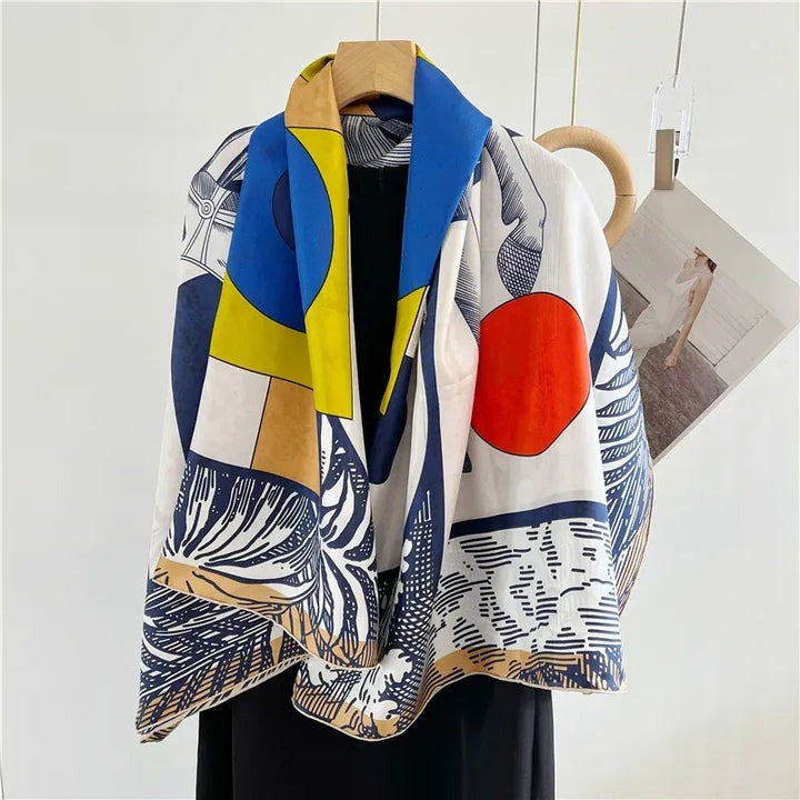 Silk horse scarf