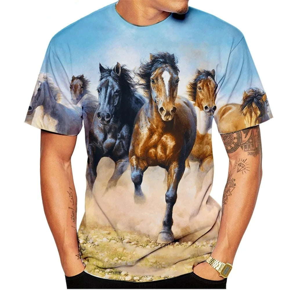 T-shirts with horses on them