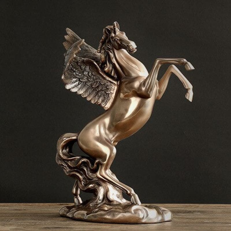 Antique brass horse statue - Dream Horse