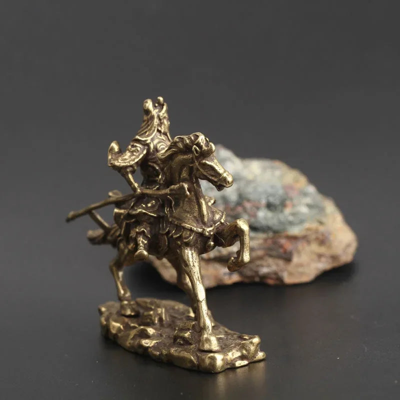 Antique bronze horse sculpture