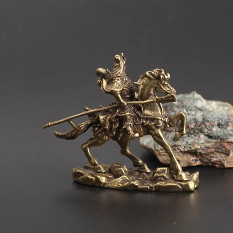 Antique bronze horse sculpture