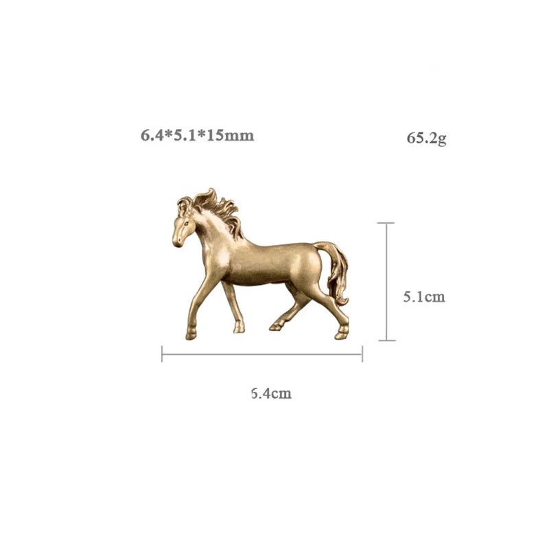 Antique copper horse statue Dream Horse