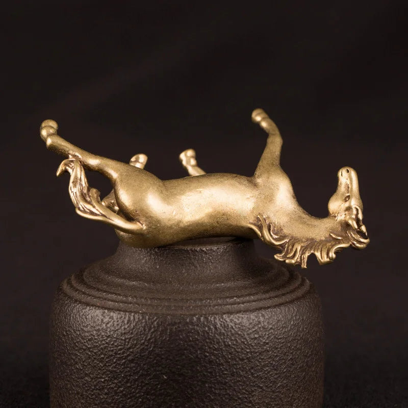 Antique copper horse statue Dream Horse