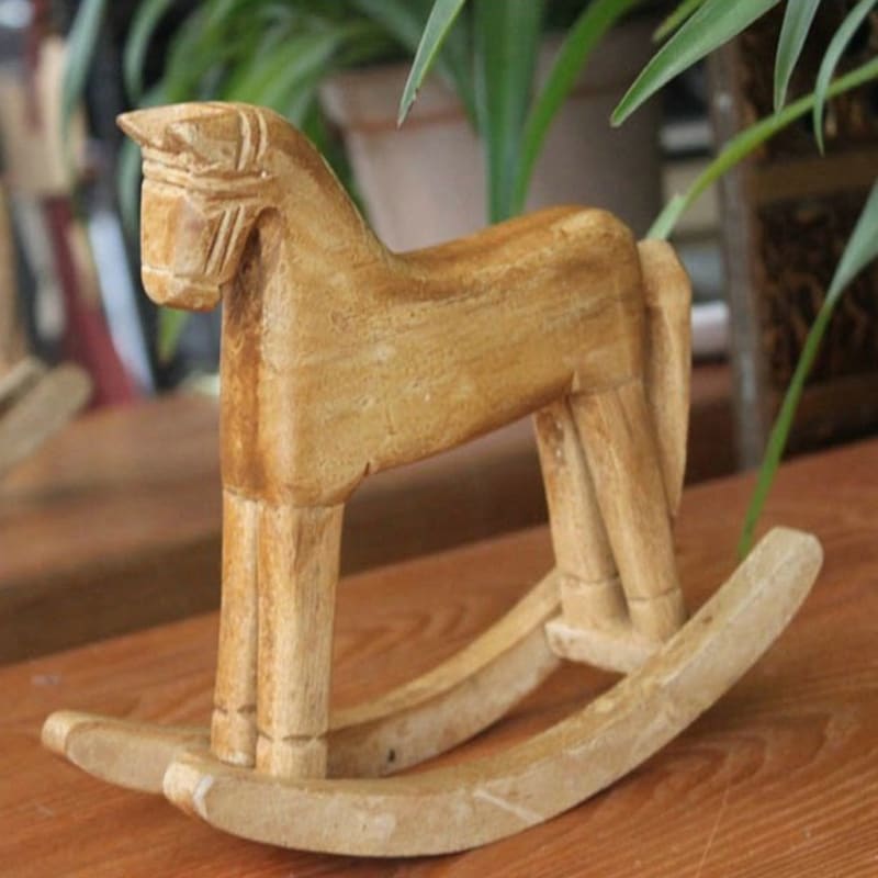 Antique wooden rocking horse (Kids Toy) - Dream Horse