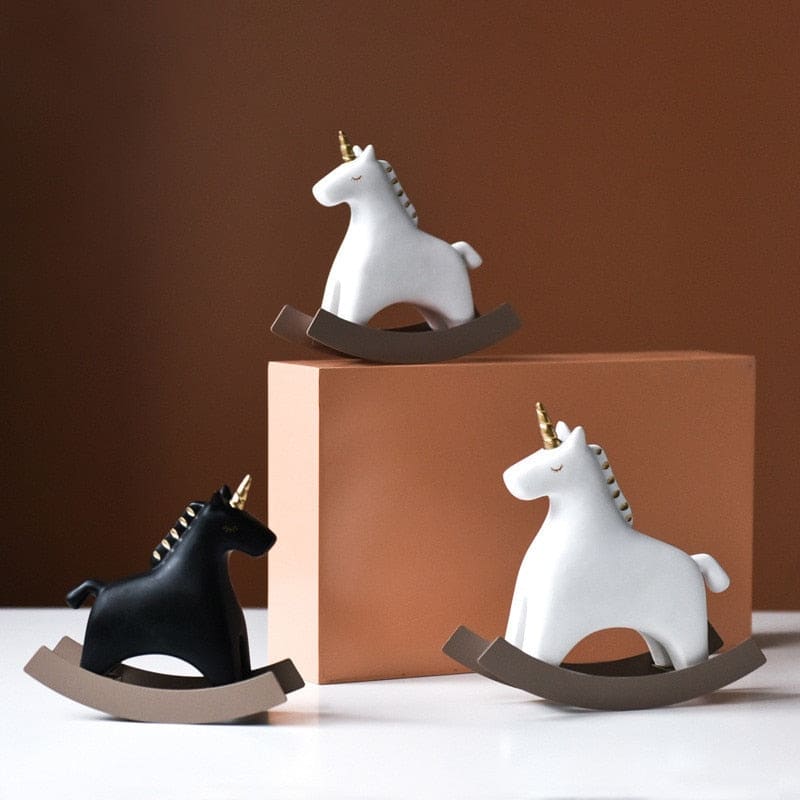 Black and white rocking horse - Dream Horse
