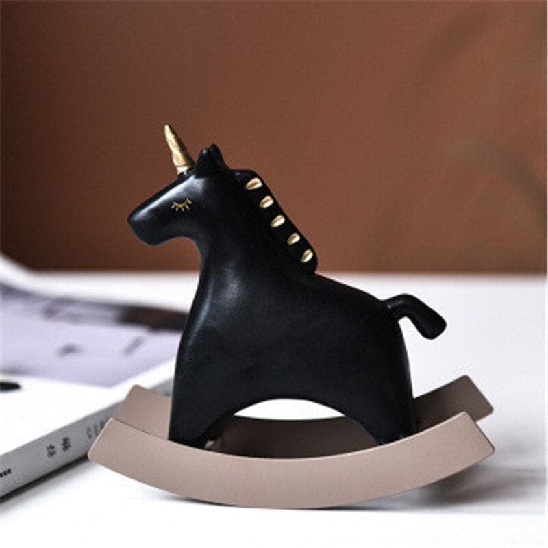 Black and white rocking horse - Dream Horse