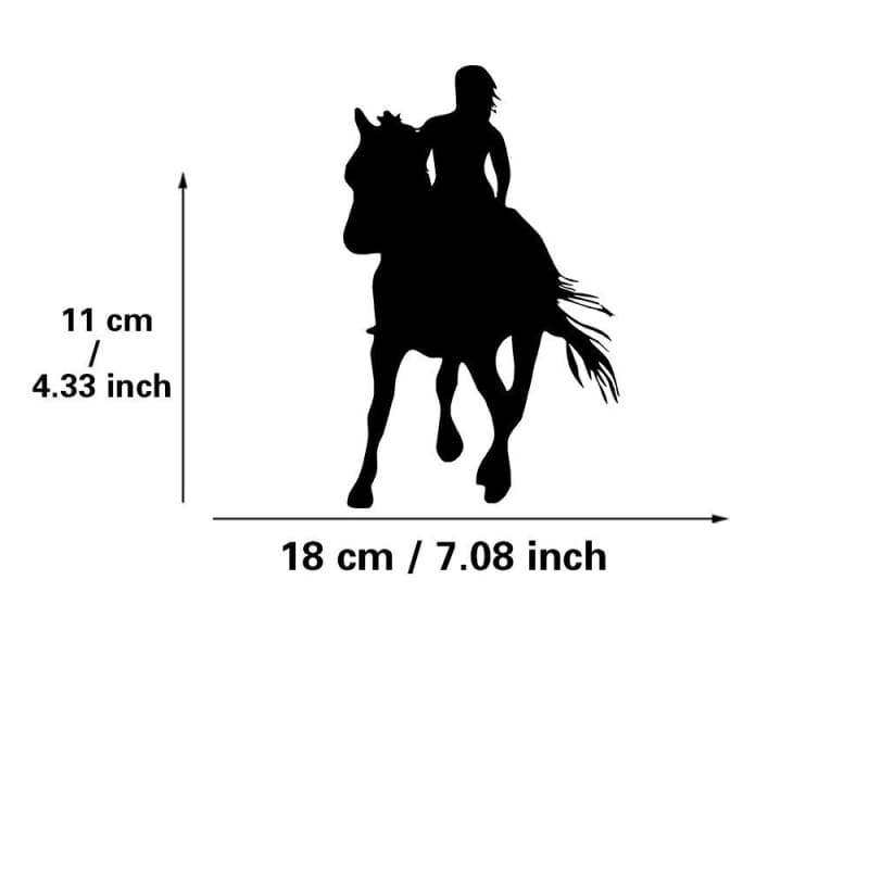 Black horse stickers - Dream Horse