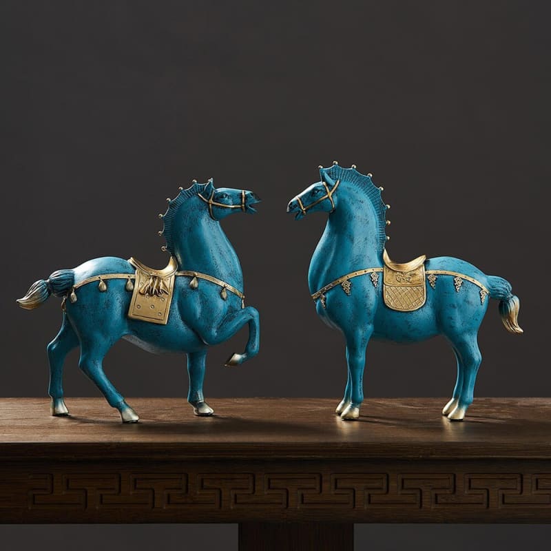 Blue horse figurine - Dream Horse