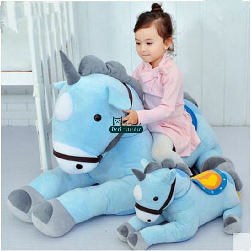 Blue horse stuffed animal - Dream Horse