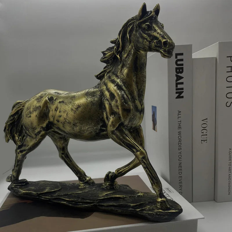 Bronze horse decor
