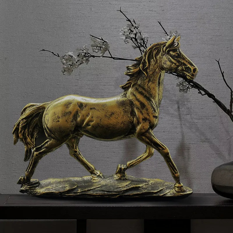 Bronze horse decor