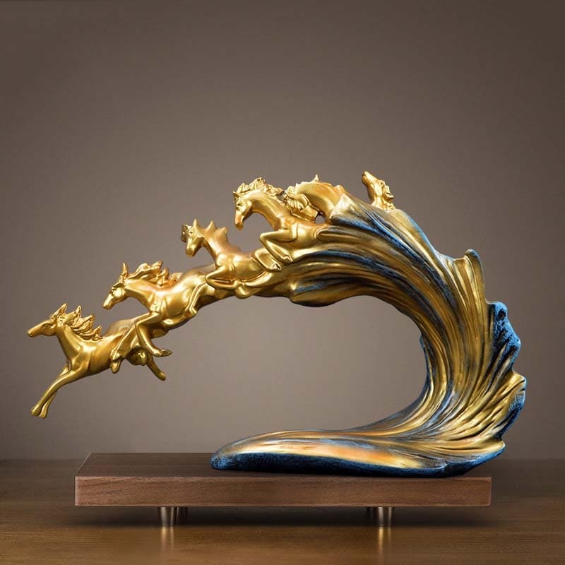 Bronze horse sculpture Retro - Dream Horse