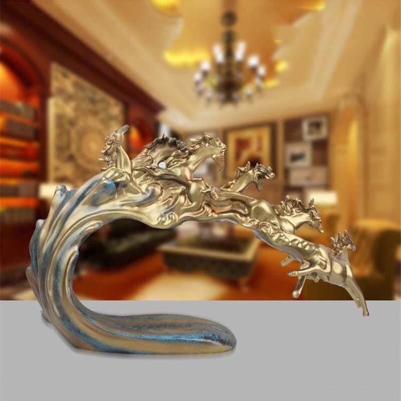 Bronze horse sculpture Retro - Dream Horse