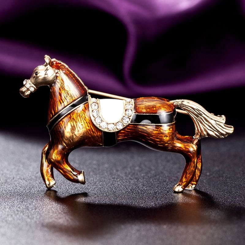 Brooch brown horse - Dream Horse