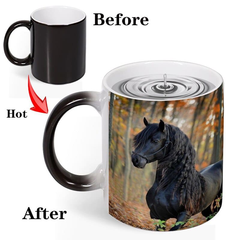 Coffee mug with horses - Dream Horse