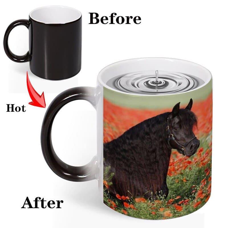 Coffee mug with horses - Dream Horse