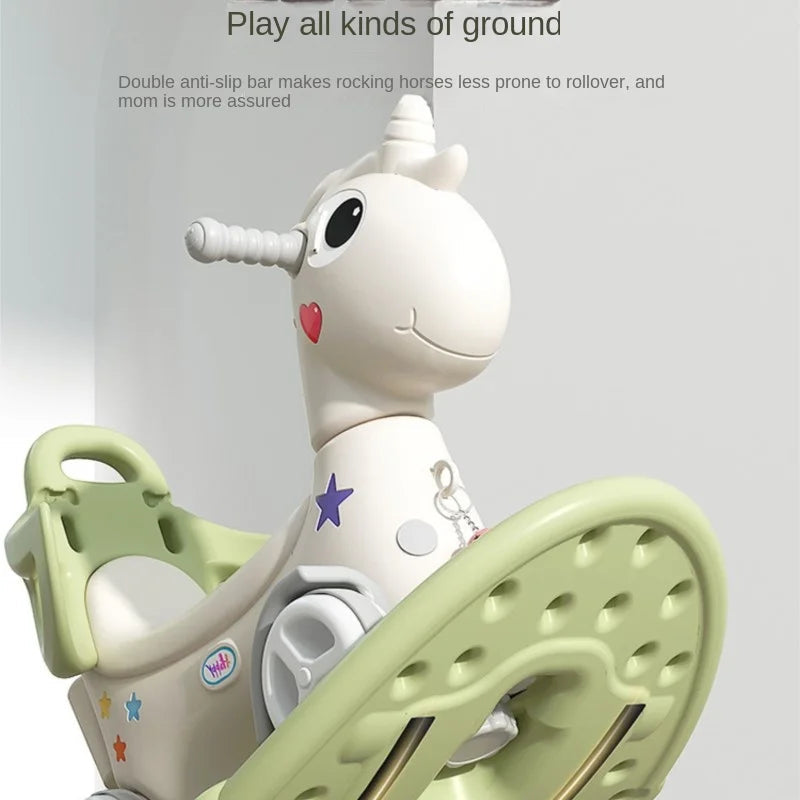 Cowboy rocking horse