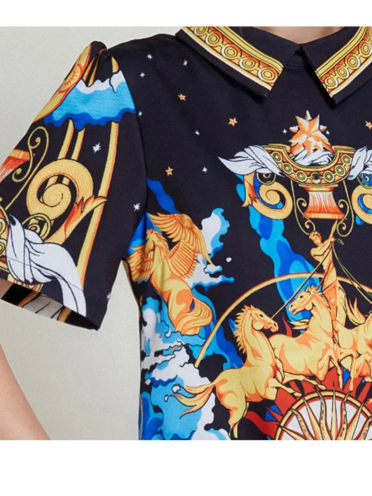 equestrian-print-dress