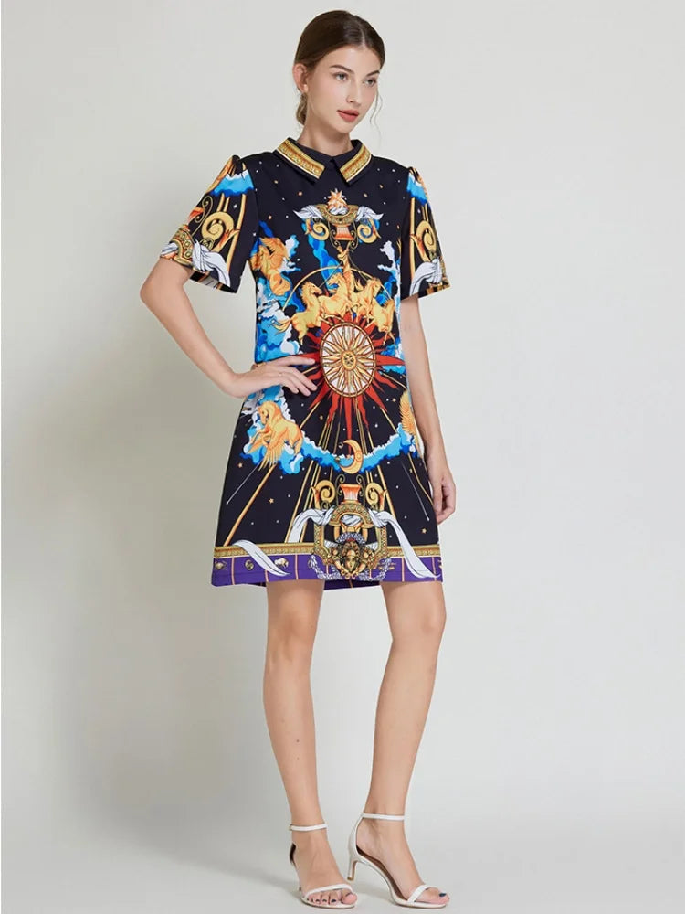 equestrian-print-dress
