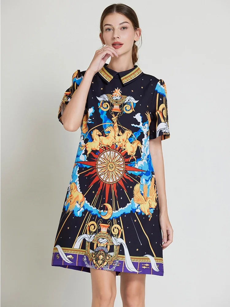 equestrian-print-dress