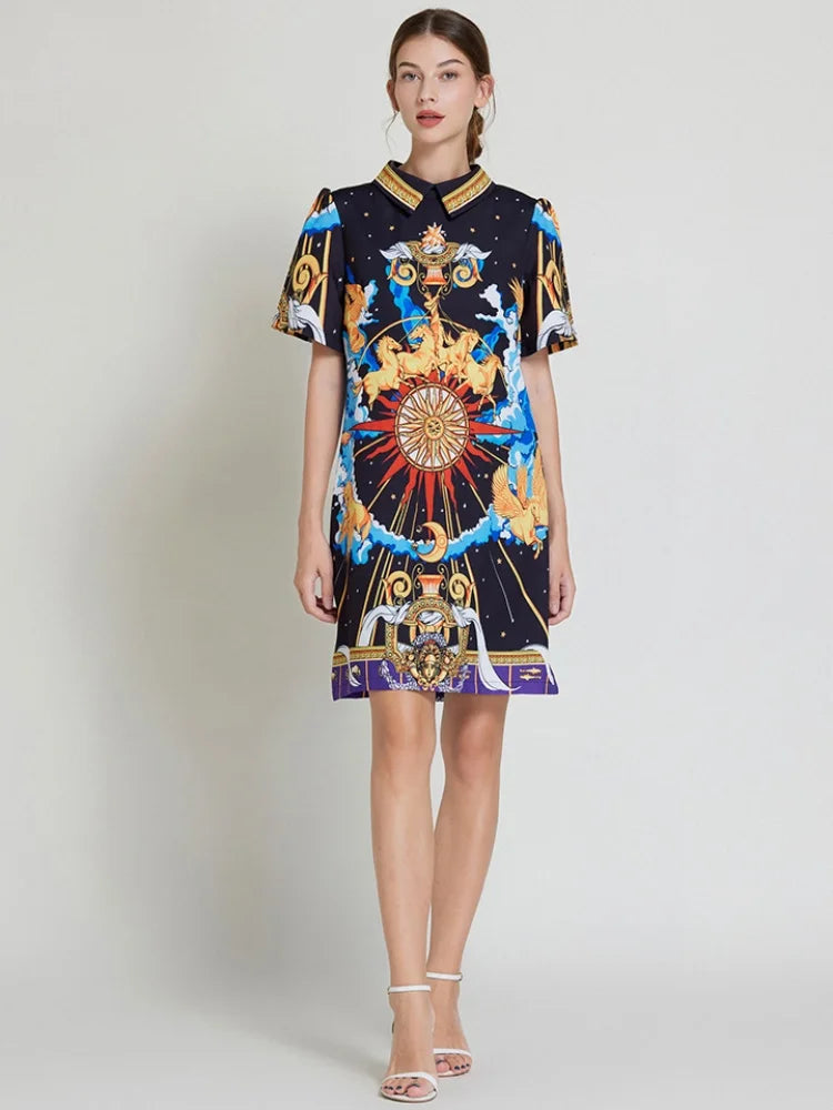 equestrian-print-dress