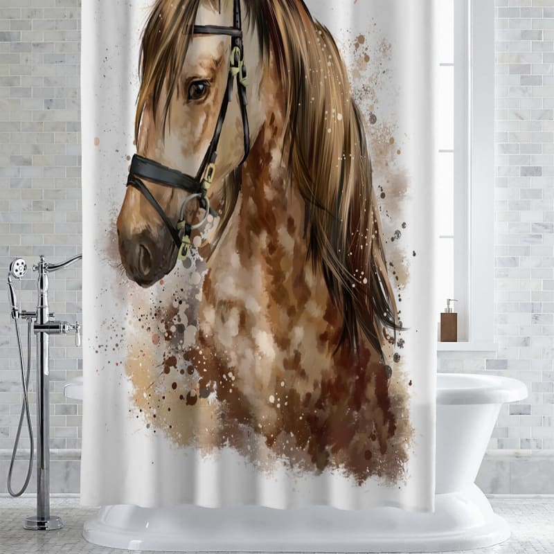 Equestrian shower curtain - Dream Horse