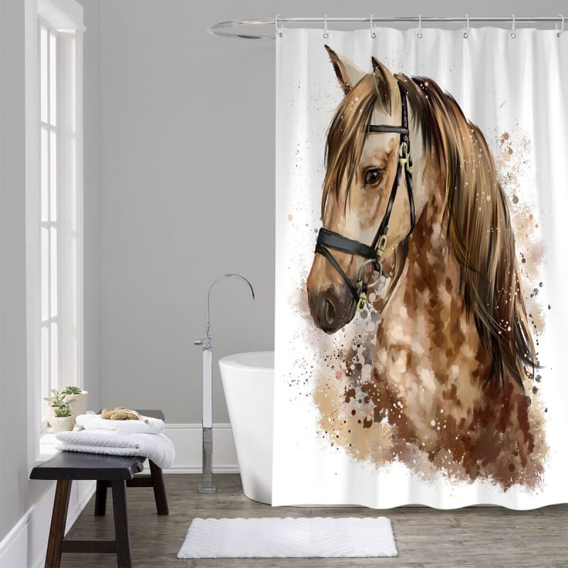 Equestrian shower curtain - Dream Horse
