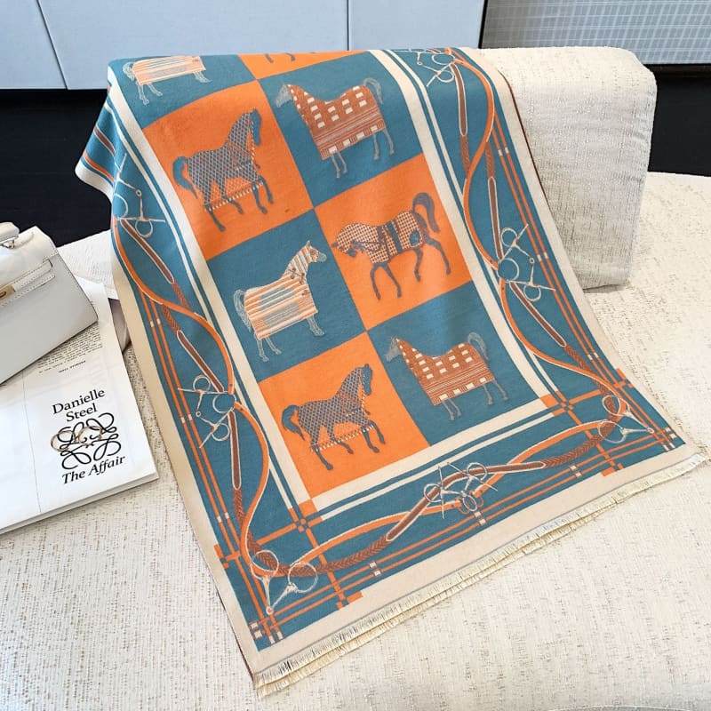 Equestrian silk scarf - Dream Horse