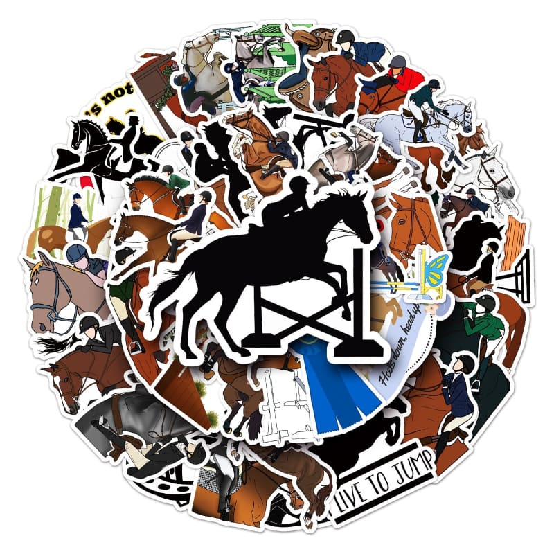 Equestrian stickers (10/50PCS) - Dream Horse
