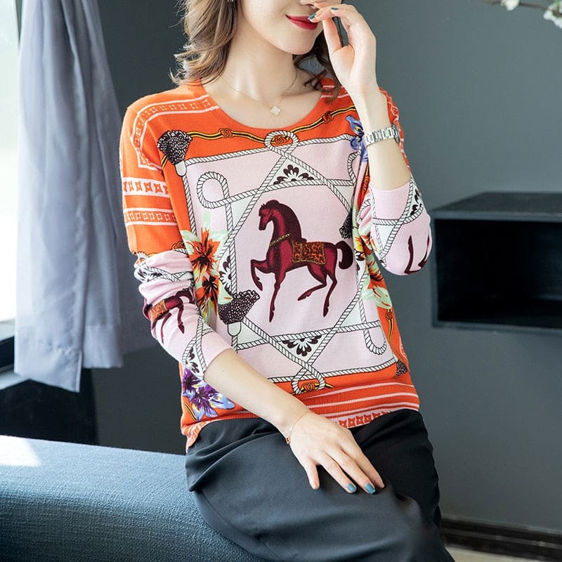 Equestrian sweater for women - Dream Horse