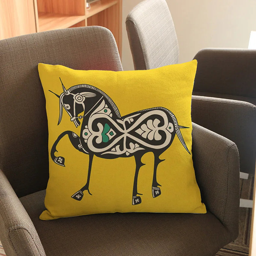 Equestrian themed pillows