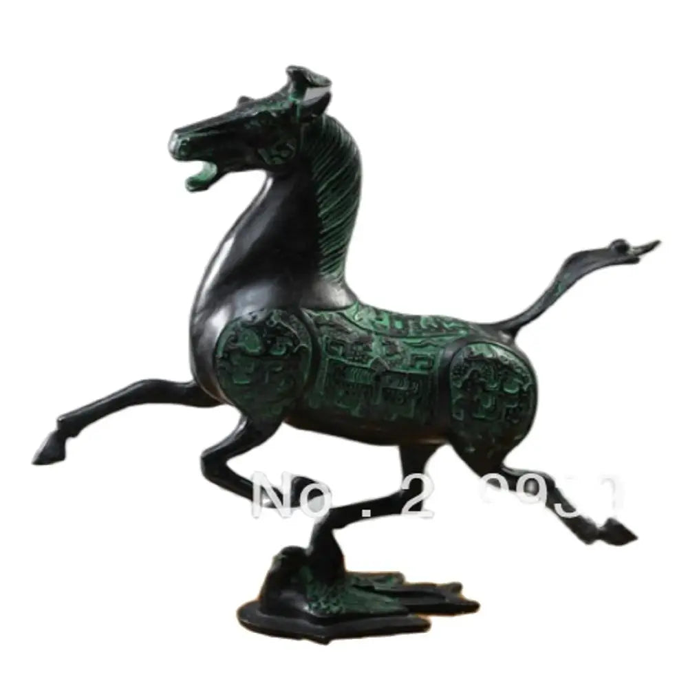 Galloping horse sculpture