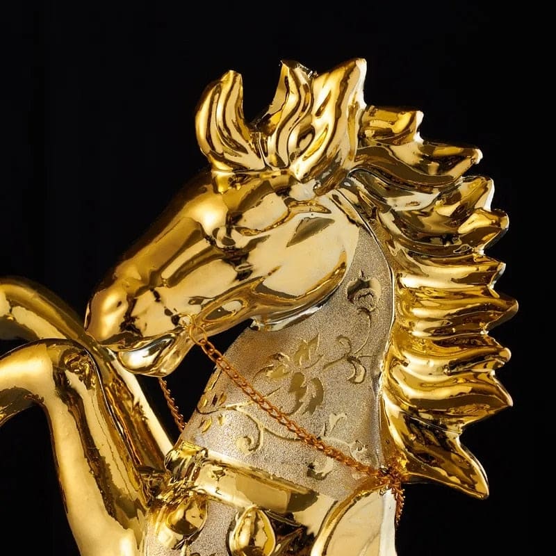 Gold horse figurine - Dream Horse