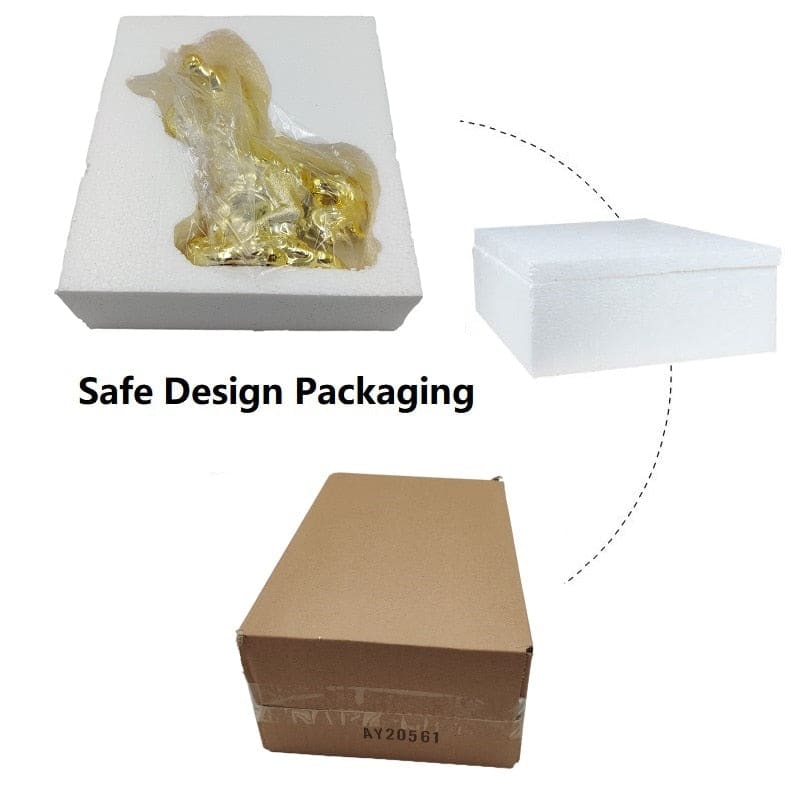 Gold horse figurine - Dream Horse