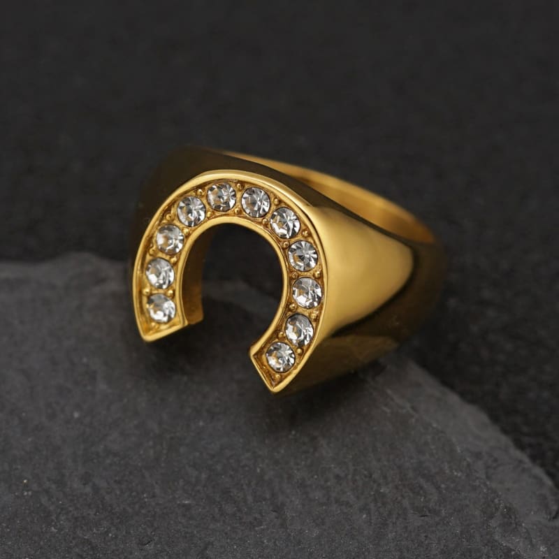 Gold horse ring jewelry - Dream Horse