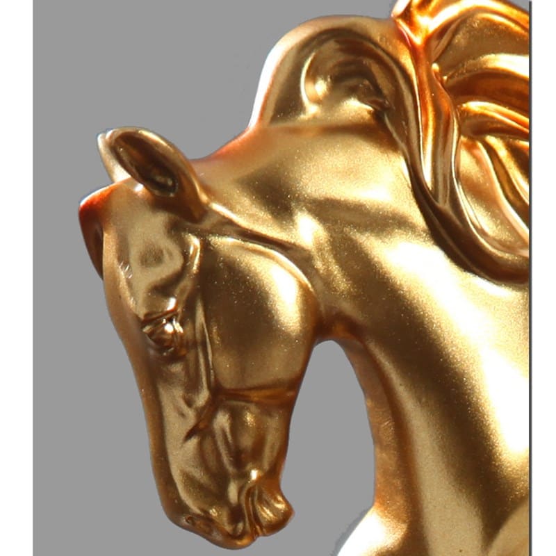 Gold horse statue - Dream Horse