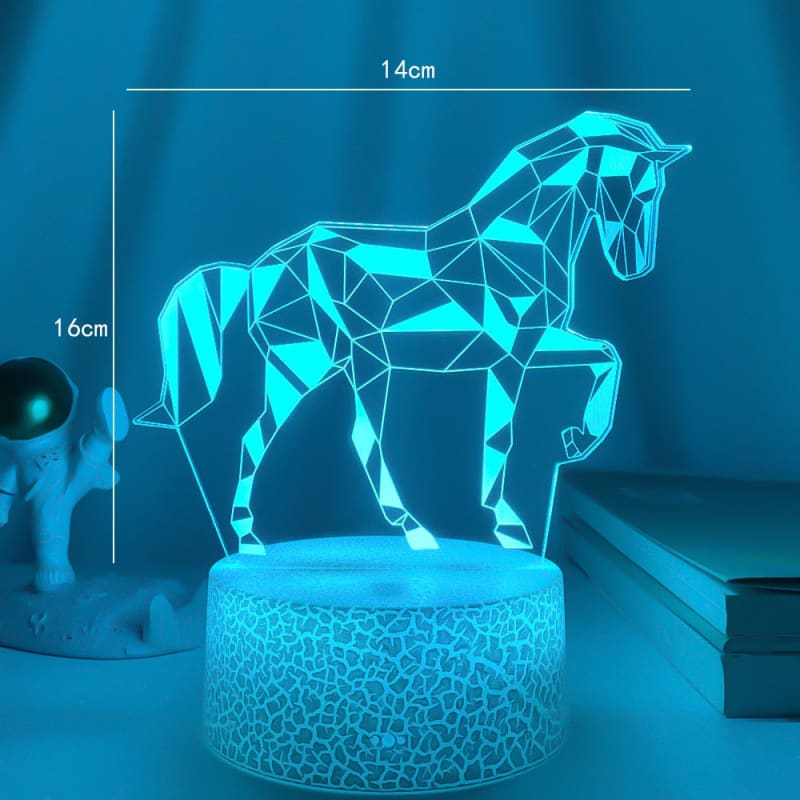 Horse 3D illusion lamp - Dream Horse