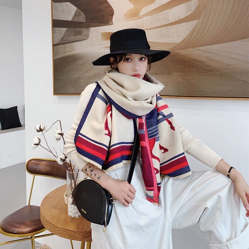 Horse and jockey scarf - Dream Horse
