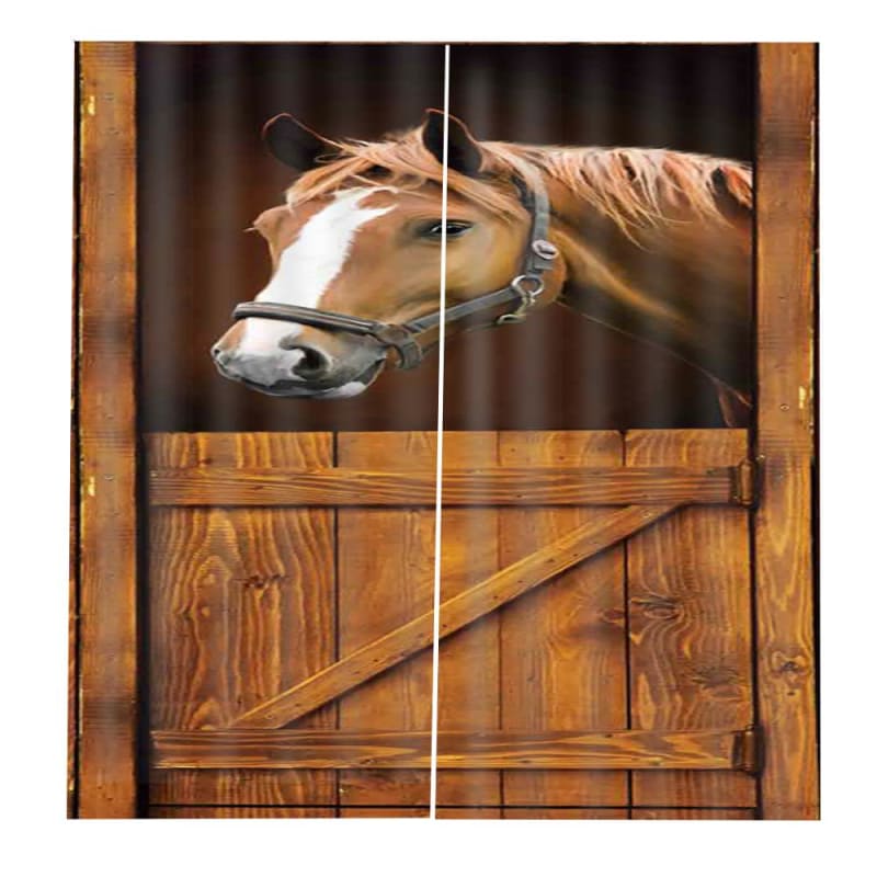 Horse barn curtains - Dream Horse