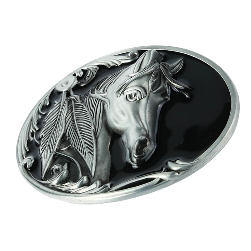 Horse belt buckle silver - Dream Horse