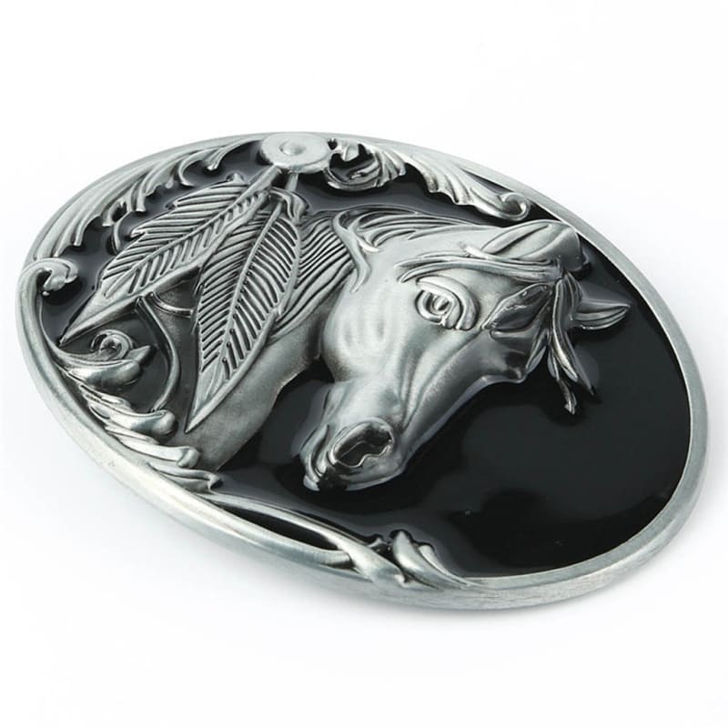 Horse belt buckle silver - Dream Horse