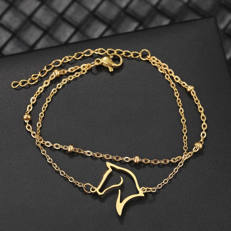 Horse bracelet gold (Women) - Dream Horse