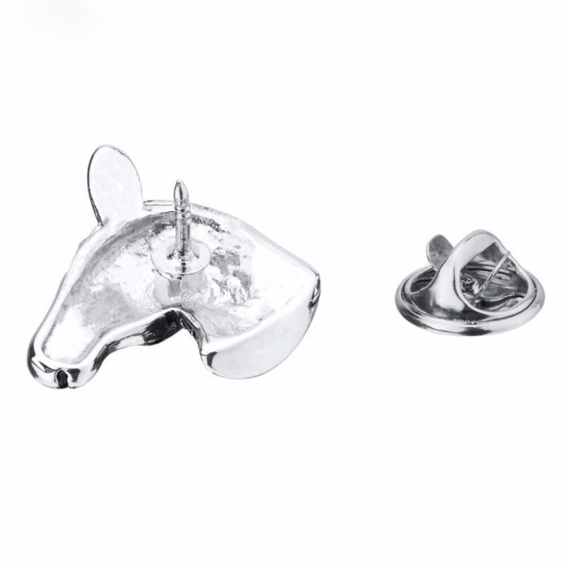 horse brooch for men (silver) - Dream Horse