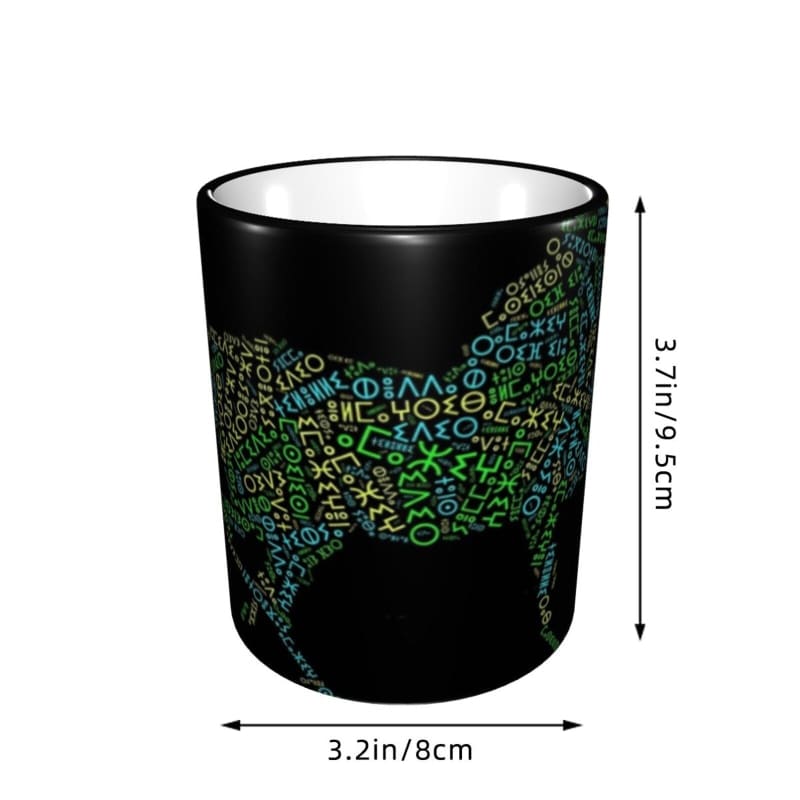 Horse coffee mugs (black) - Dream Horse