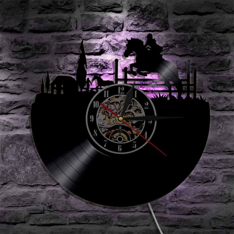 Horse cowboy clock - Dream Horse