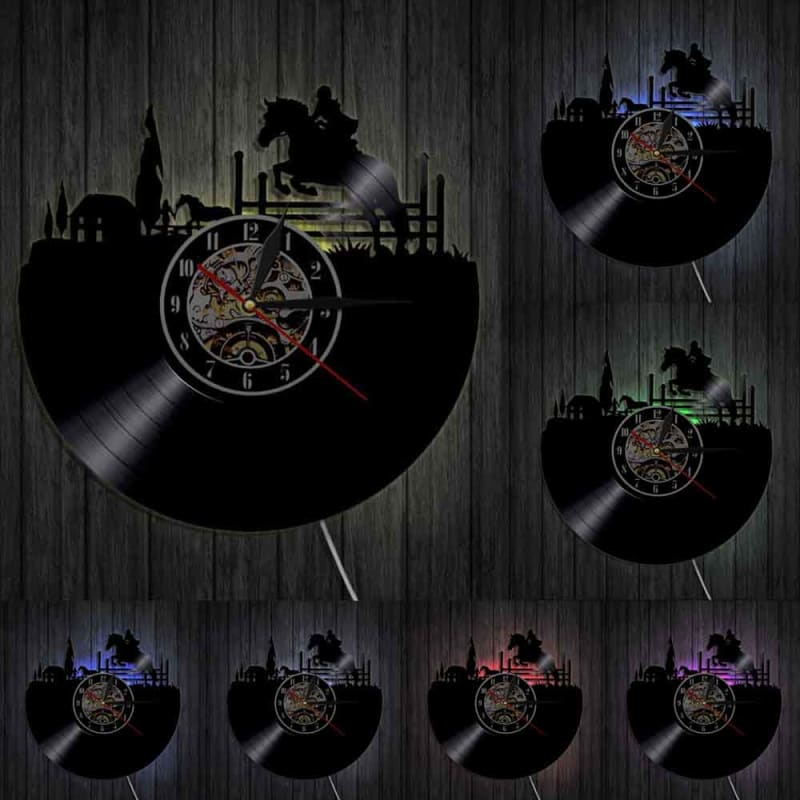 Horse cowboy clock - Dream Horse