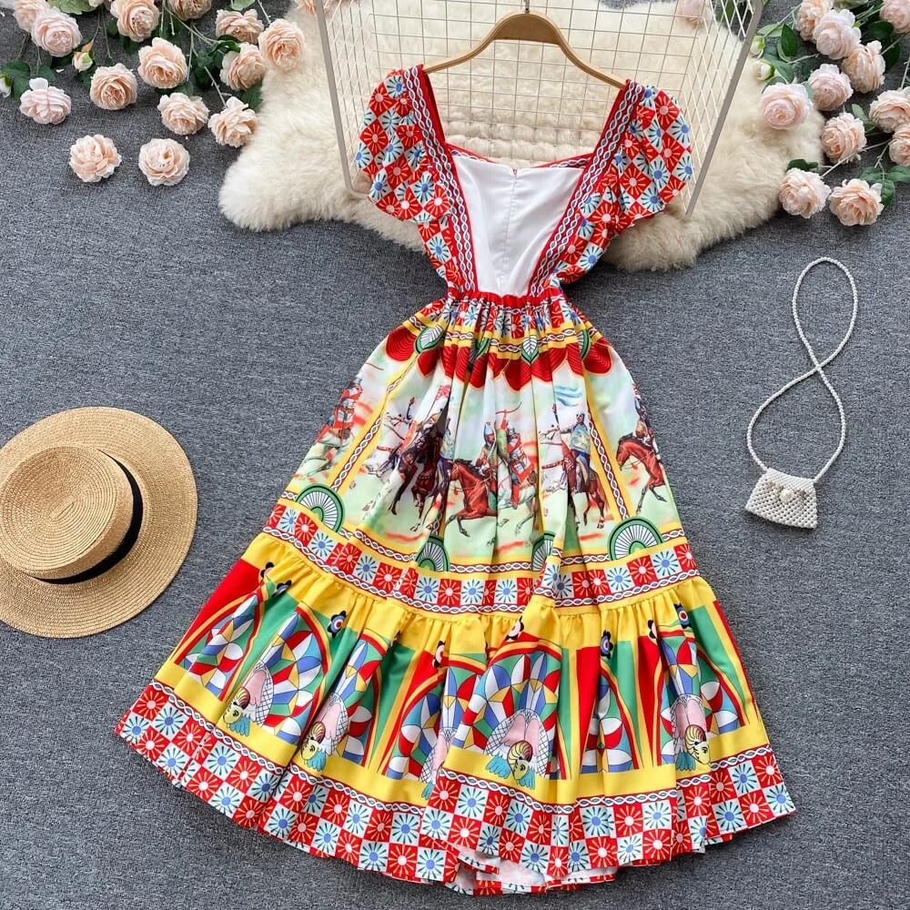 Sicilian horse dress for women